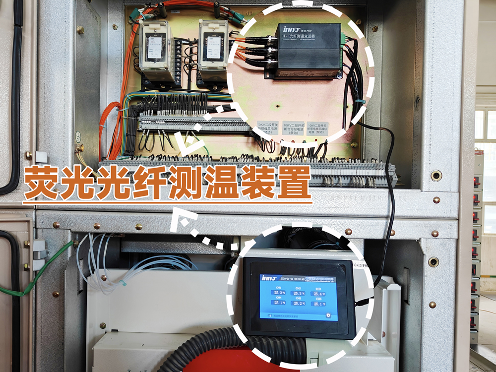 110KV變電站變壓器開(kāi)關(guān)柜熒光光纖測(cè)溫項(xiàng)目